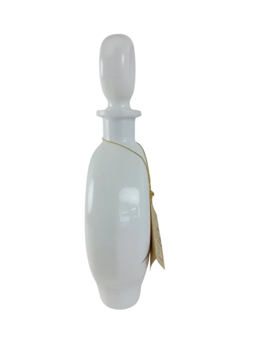 Field Birds California Quail Milk Glass Decanter 1969 Empty Bottle #6 Vintage